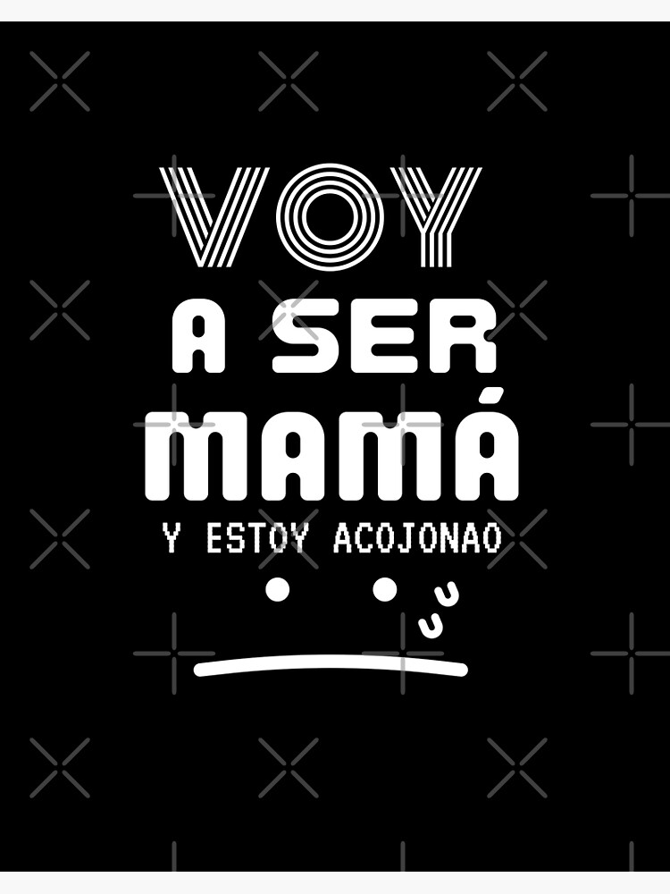 Mamá en Proceso Anuncio Embarazo Maternas Día del Madre Art Board Print  for Sale by mamaehm