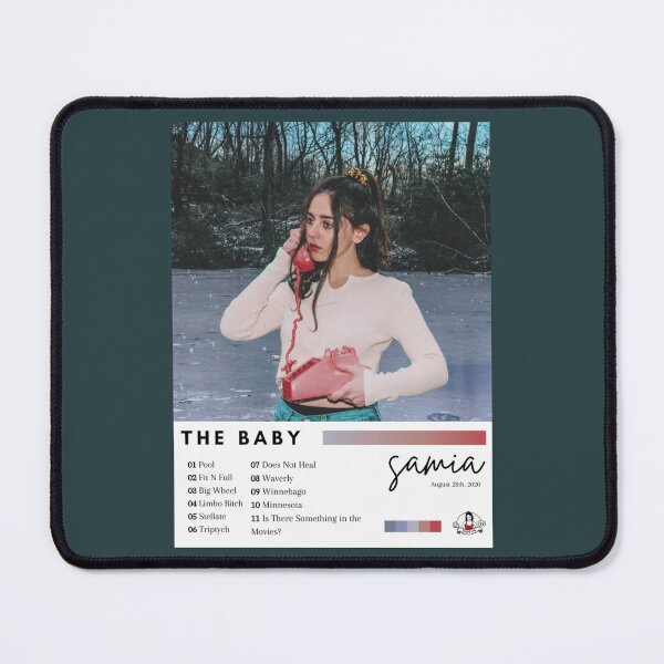 Item preview, Samia The Baby Tracklist Poster designed and sold by SimDavis.