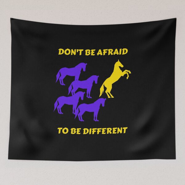 Item preview, DON'T BE AFRAID TO BE DIFFERENT  designed and sold by IslandBaneMerch.