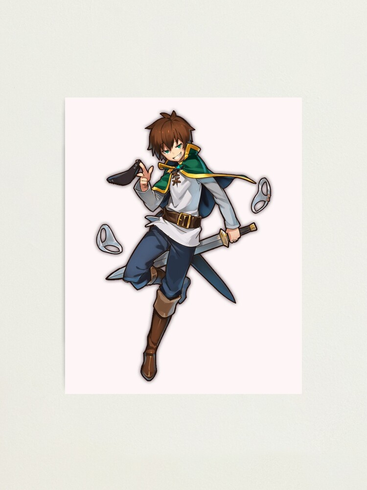 konsouba-Kono Subarashii Sekai ni Shukufuku wo-satou kazuma-sato kazuma  Greeting Card by WELCOMEVERYBODY