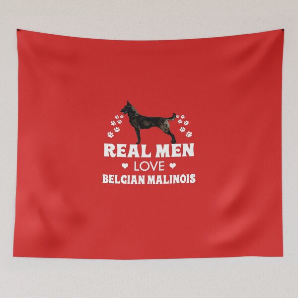 Item preview, Real Men Love Belgian Malinois  designed and sold by AlwaysAwesome.
