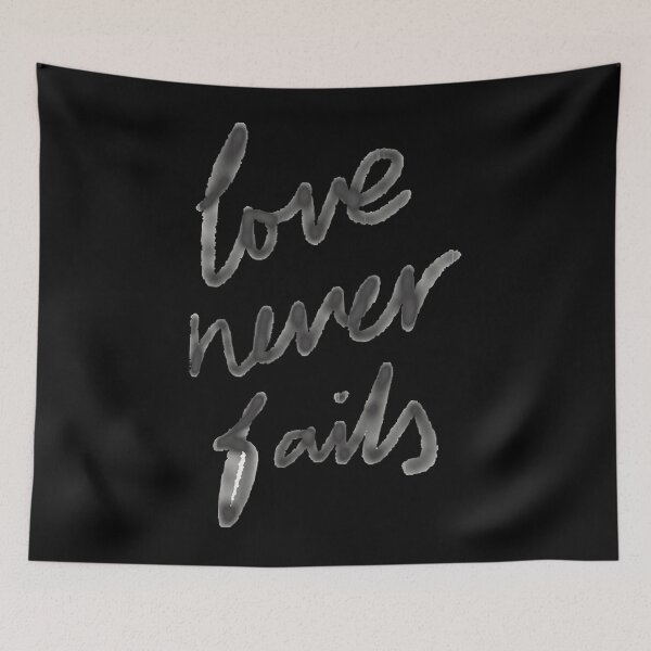 Item preview, love never fails  designed and sold by schenorekasr.