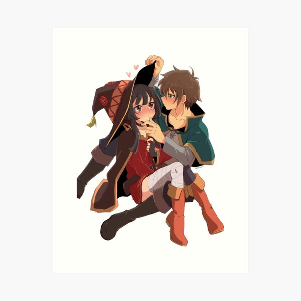 megumin and satou kazuma (kono subarashii sekai ni shukufuku wo