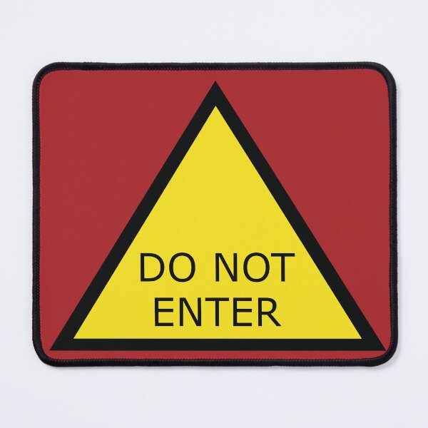 Item preview, +Funny DO NOT ENTER+ designed and sold by ITALY-Roselli-.