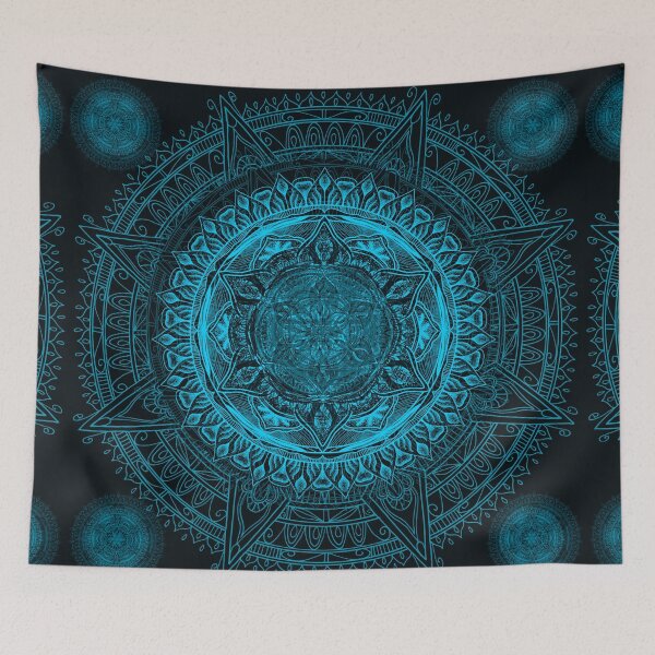 Item preview, blue mandala  designed and sold by Nora Gad.