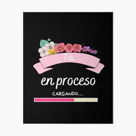 Madrina En Proceso Anuncio Embarazo Bautizo Art Board Print for Sale by  mamaehm