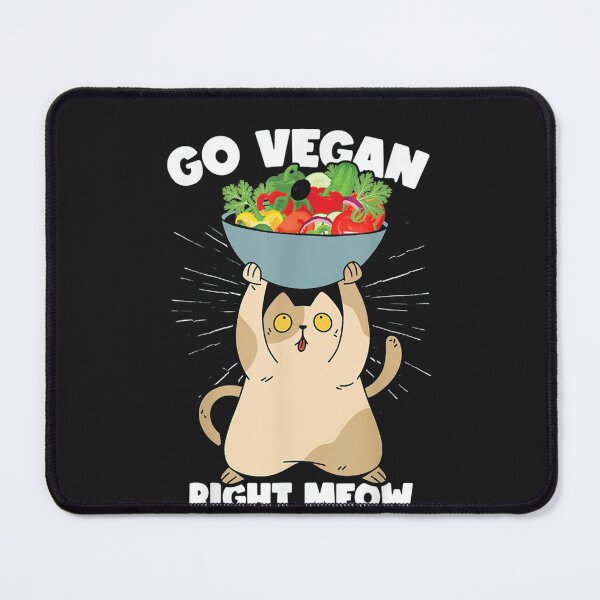 Item preview, Go Vegan Right Meow designed and sold by anhemdori2022.