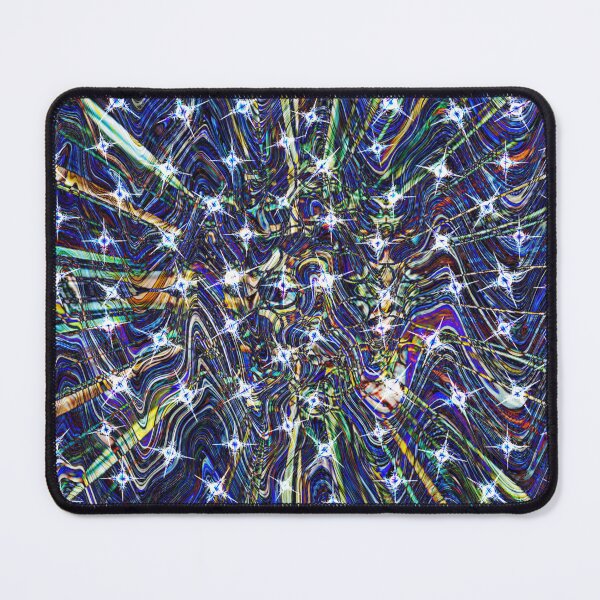 Aperçu de l'œuvre Lueur des vagues colorées, paillettes étincelles abstrait créée et vendue par BeInTouch.