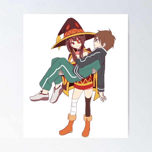 megumin and satou kazuma (kono subarashii sekai ni shukufuku wo