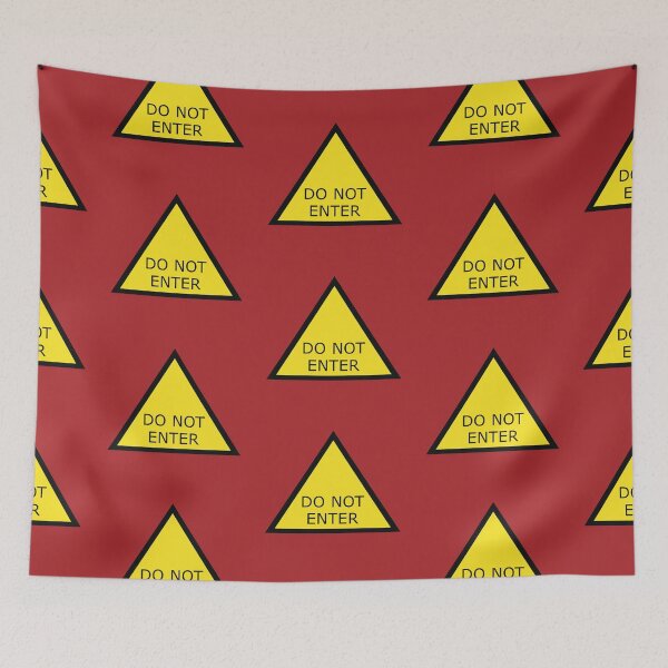 Item preview, +Funny DO NOT ENTER+ designed and sold by ITALY-Roselli-.