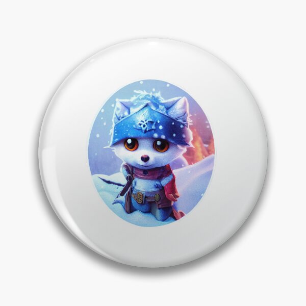 Item preview, cute white fox animal designed and sold by ShopThousand.
