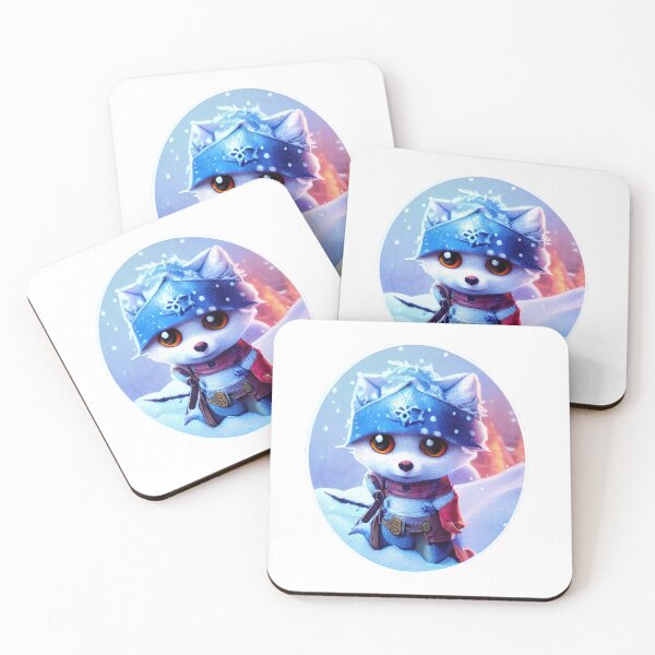 Item preview, cute white fox animal designed and sold by ShopThousand.