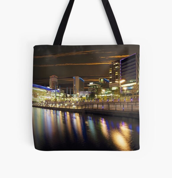 Item preview, Media City at Night designed and sold by yeamanphoto.