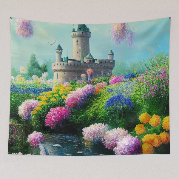 Item preview, Flower Castle designed and sold by dreamworldscape.