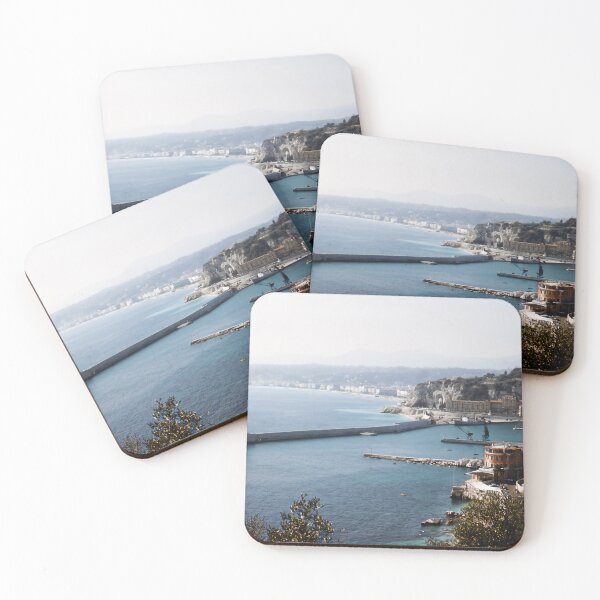 Item preview, 1950s - Nice City, France - Pier with Phare de Nice Lighthouse,.Mediterranean Sea designed and sold by thatwaslife.