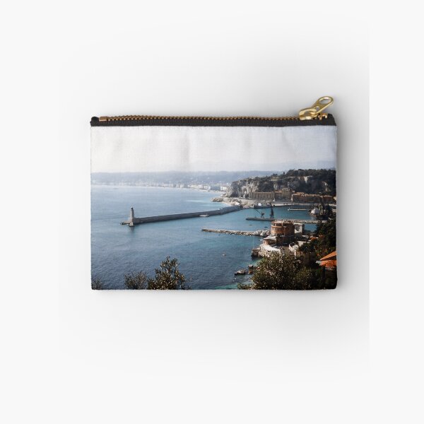 Item preview, 1950s - Nice City, France - Pier with Phare de Nice Lighthouse,.Mediterranean Sea designed and sold by thatwaslife.