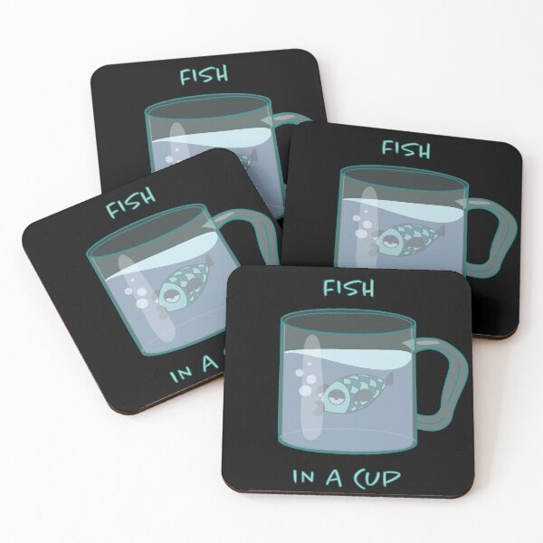 Item preview, FISH IN A CUP designed and sold by LybiesMood.