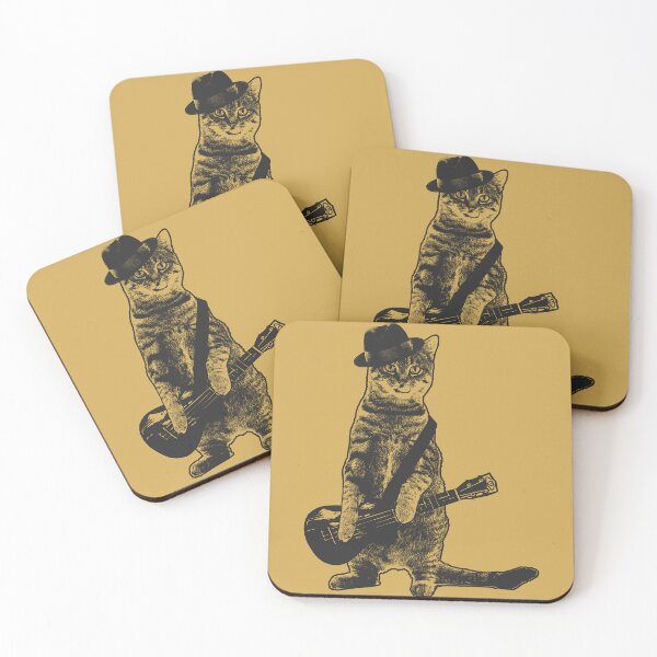 Item preview, Kitty wielding ukulele  designed and sold by autoboxdesign.