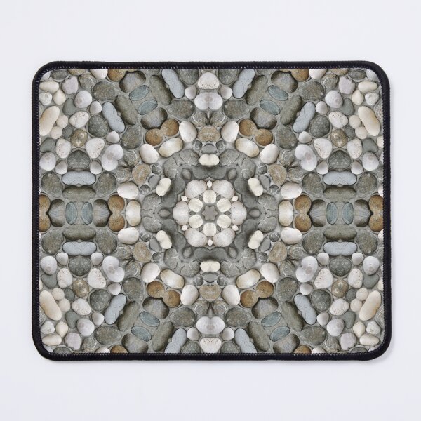 Item preview, creative kaleidoscopic design from naturally coloured beach pebbles designed and sold by mister-john.