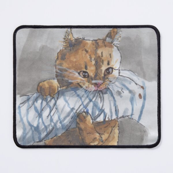 Item preview, Kitten Playing with Towel designed and sold by mila-ola.