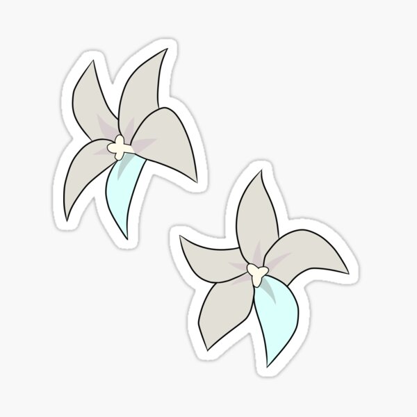 "Lumine's Flowers" Sticker for Sale by PastelWing Redbubble