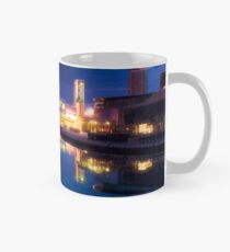 Salford Quays at Night Mug
