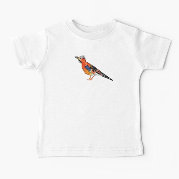 The jay is the most colorful of the corvids. Its iridescent blue feather brings luck to the finder. Baby T-Shirt
