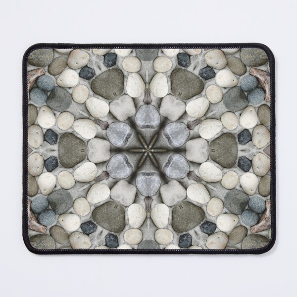 Item preview, circular mosaic design from naturally coloured beach pebbles designed and sold by mister-john.