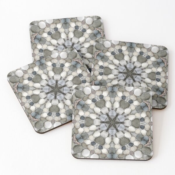 Item preview, circular mosaic design from naturally coloured beach pebbles designed and sold by mister-john.