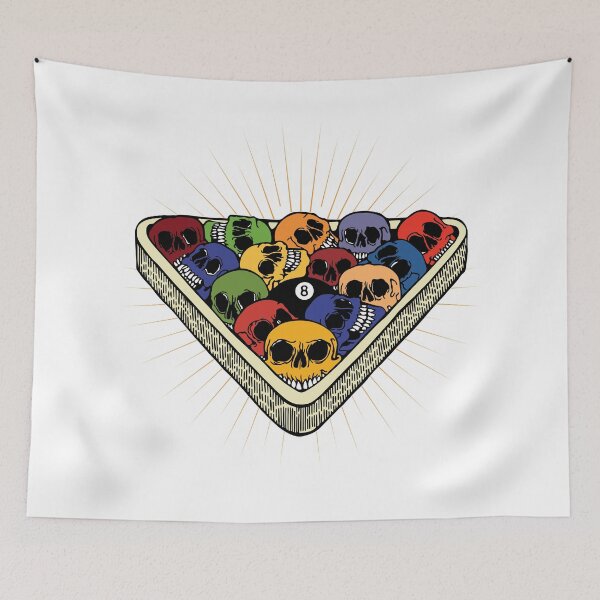 Item preview, Snooker, Pool, Billiards, Dead, Skull, (W) designed and sold by Vaccine159.