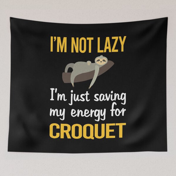 Item preview, Saving Energy Croquet designed and sold by Dividestore.