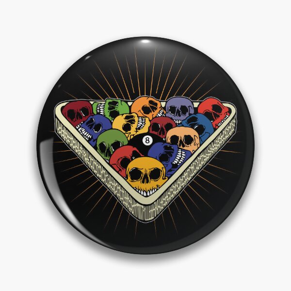 Item preview, Snooker, Pool, Billiards, Dead, Skull, (B) designed and sold by Vaccine159.
