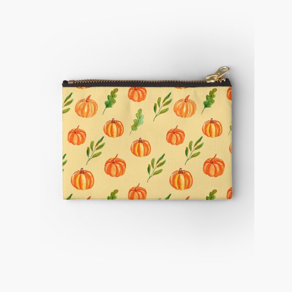 Item preview, Watercolor pumpkins seamless pattern designed and sold by pinkyfish1010.
