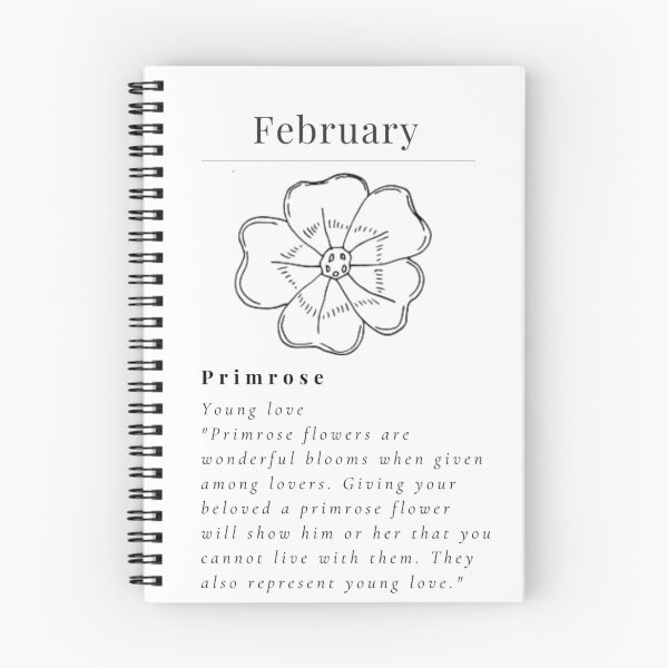 Item preview, Minimalistic Birth flower February Primrose flower meaning Young love designed and sold by StarsRainDown.