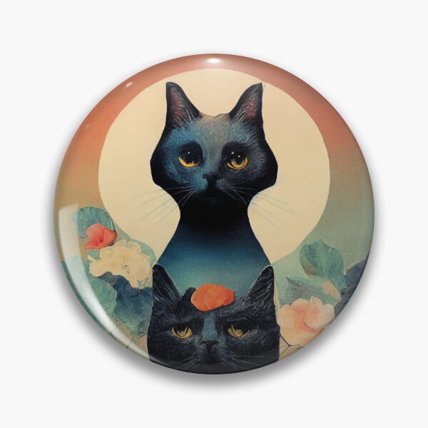 Item preview, Cats With Flowers designed and sold by A-Skyman.