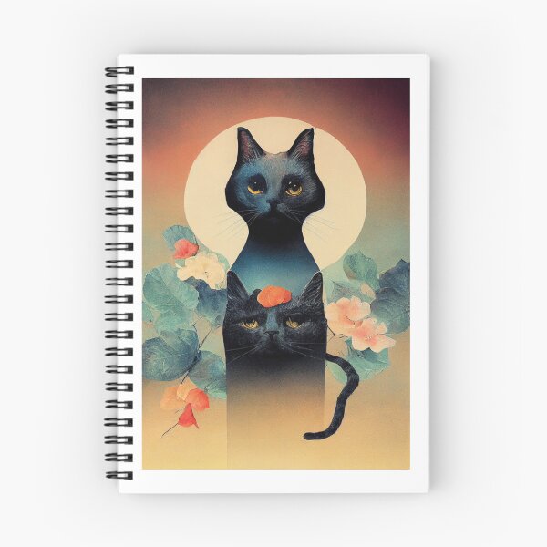 Item preview, Cats With Flowers designed and sold by A-Skyman.