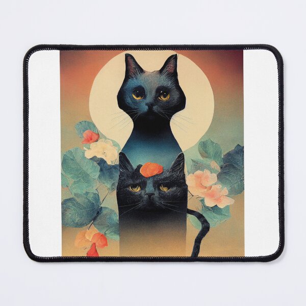 Item preview, Cats With Flowers designed and sold by A-Skyman.