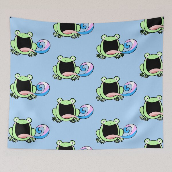 Artikelvorschau, LGBTQ Transgender Pride Flaggenfrosch entworfen und verkauft von pookkudesign.