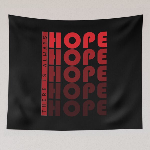 Item preview, There Is Always Hope Motivational Text Design designed and sold by RiyonArts.