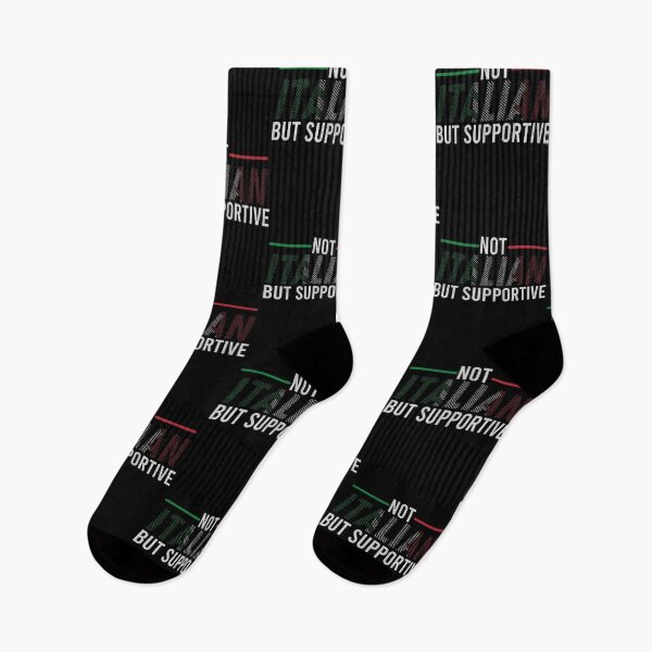 Item preview, Not Italian But Supportive - Funny Cute Italian Flag Design designed and sold by ALITOPRINCE.