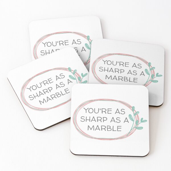 Item preview, SHARP AS A MARBLE, LEAF CIRCLE designed and sold by dogwoodandthyme.