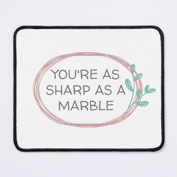 Item preview, SHARP AS A MARBLE, LEAF CIRCLE designed and sold by dogwoodandthyme.