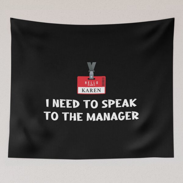 Item preview, Meme Hello My Name Is Karen And I Want To Speak designed and sold by JamauDS.