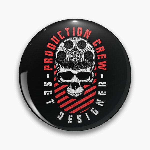 Item preview, Production Crew Set Designer Movie Film Halloween Skull designed and sold by GrandeDuc.