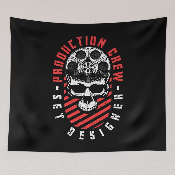 Item preview, Production Crew Set Designer Movie Film Halloween Skull designed and sold by GrandeDuc.