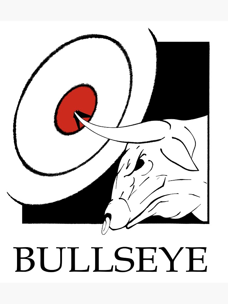 "BULLSEYE Black" Poster for Sale by Gruub Redbubble