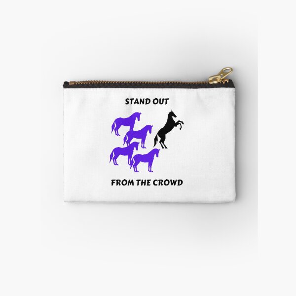 Item preview, STAND OUT FROM THE CROWD BLACK PRINT designed and sold by IslandBaneMerch.