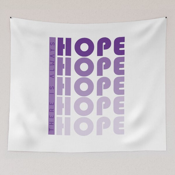 Item preview, There Is Always Hope Motivational Text Design designed and sold by RiyonArts.
