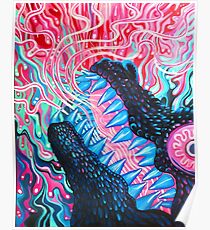 Dino - Acrylic Painting Poster