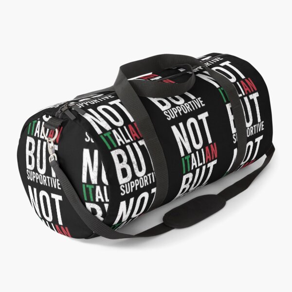 Item preview, Not Italian But Supportive - Funny Cute Italian Flag Design designed and sold by ALITOPRINCE.